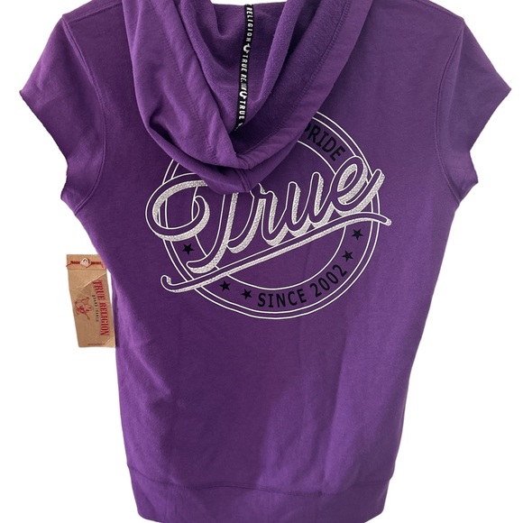 NWT True Religion Zip Up Hoodie - Picture 2 of 7